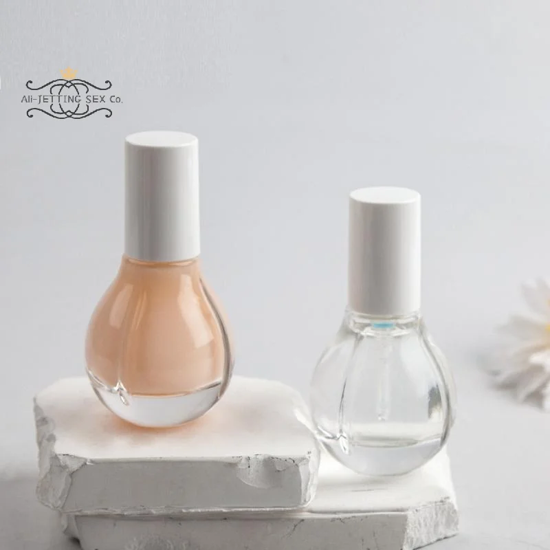 여행용 30ML 유리 로션 병, 전구 모양의 투명 빈 펌프 병, 화장품 크림, 메이크업, 에센셜 오일용