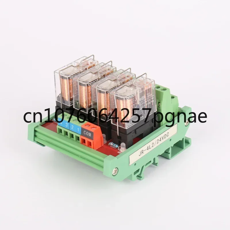 JR-4L2-24VDC Relay Driver Board Module Solid State Relay Module One Opening and One Closing Relay Module