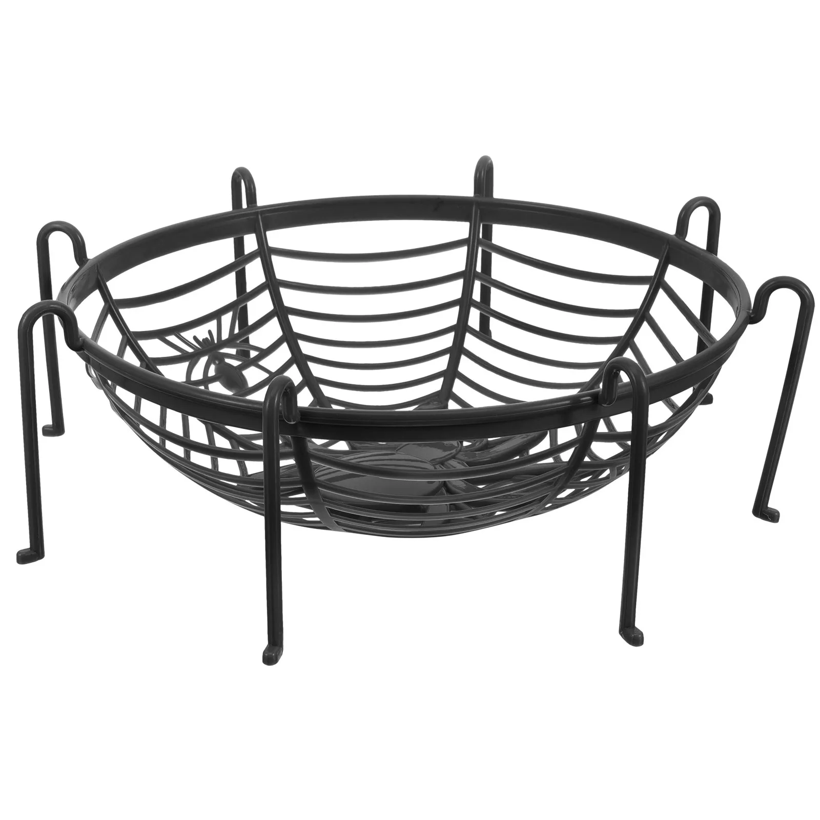 

Chic Spider Web Pattern Snack Basket Large Food Storage Container for Candy Dried Fruits Fried Chicken French Fries At Home