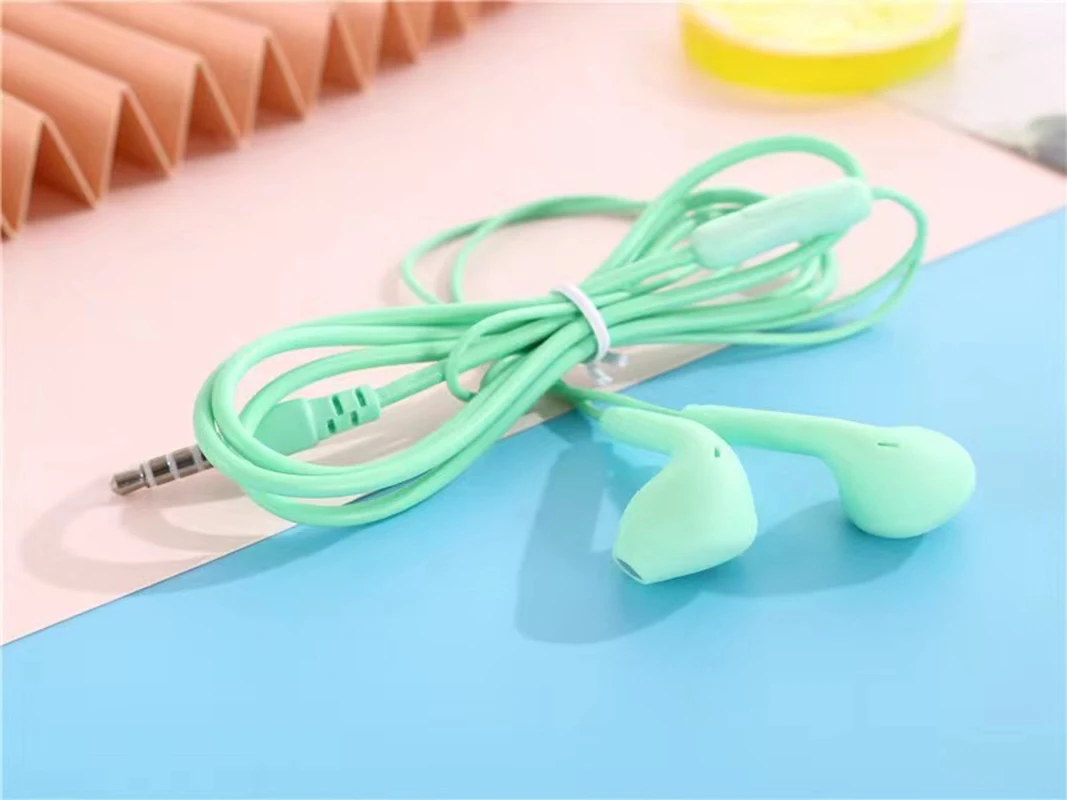 U19 Sport Wired Earphones Super Bass 3.5mm Headphones with Built-in Mic Hands Noise Canceling Earbuds Music Headset Hearing Aids