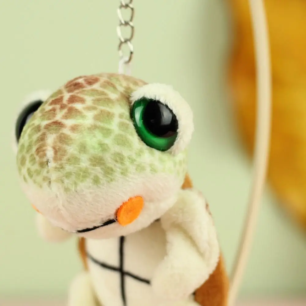 Kawaii Turtle Turtle Plush Keychain Soft Stuffed Turtle Doll Pendant Cartoon Anime Ins Plush Toy Keyring Kid Girl Boy