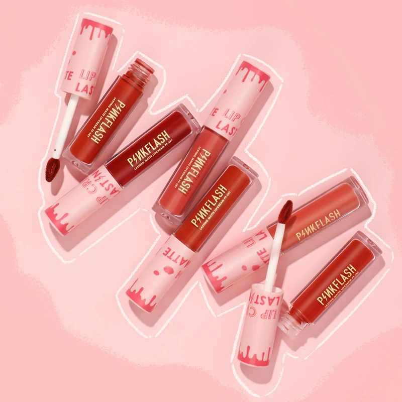 Liquid Lipstick Long-lasting Vibrant Shades Smooth Application Top-rated Lip Gloss Lightweight Must-have Makeup Pinkflash Matte