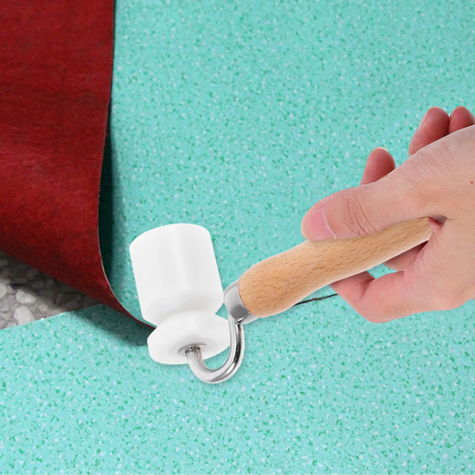 Wallpaper Seam Roller Wood Handle Smooth Rolling Bearing Seam Flattening Tool Corner Flat Seamless Wall Covering Presser