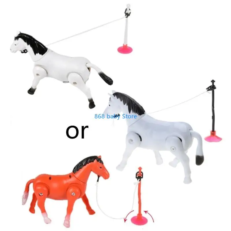 

29ee Electric Horse Toy Cartoon Circling Horse с пластиковым подарком за смешное подарок для образовательных игрушек для мозга