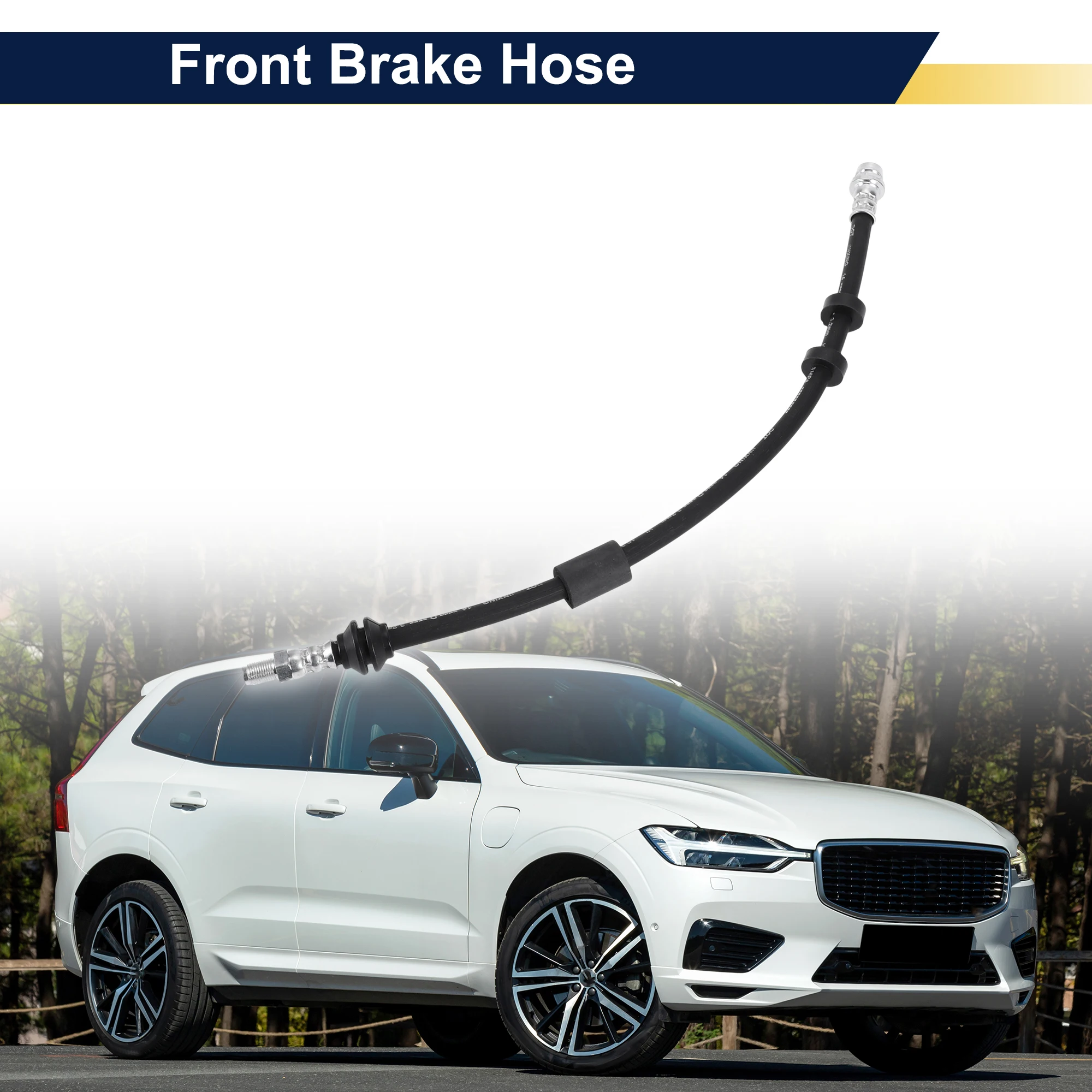 

Передний тормозной шланг UXCELL для Volvo XC60 2010-2014, тормозной гидравлический шланг No 32246093