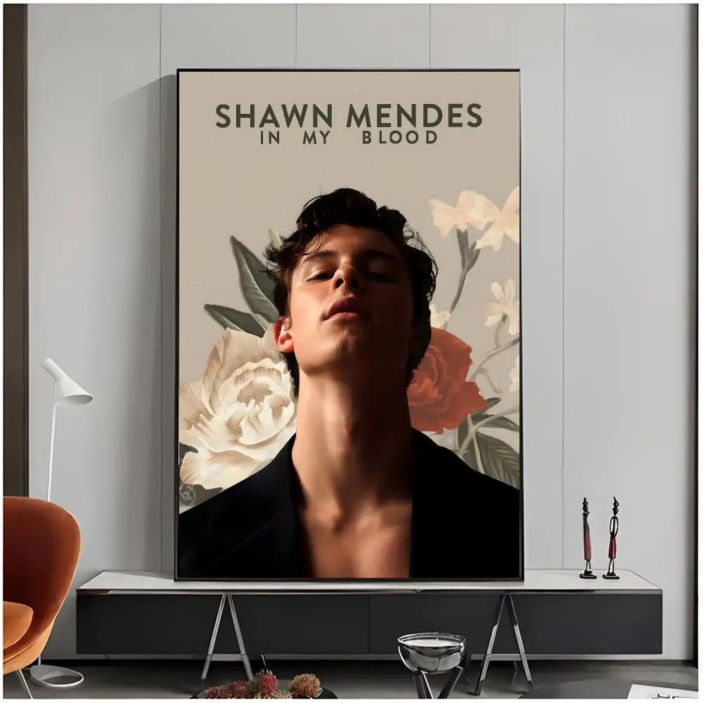 singer pop S-Shawn Mendes Poster Living Room Bedroom Decorative Print Unframed Decor