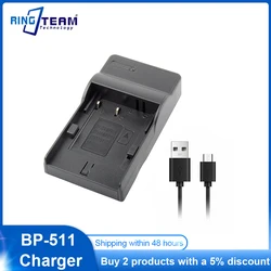 CB-5L CG-560 CG-570 CG-580 USB Charger for Canon BP-508 BP-511 BP-511A BP-512 BP-514 BP-522 BP-535 Camera Battery