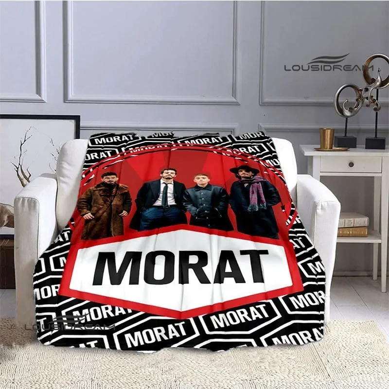 

Morat Pop Band Printed blankets Flange Warm blanket soft and comfortable blanket picnic blankets Bedding birthday gift