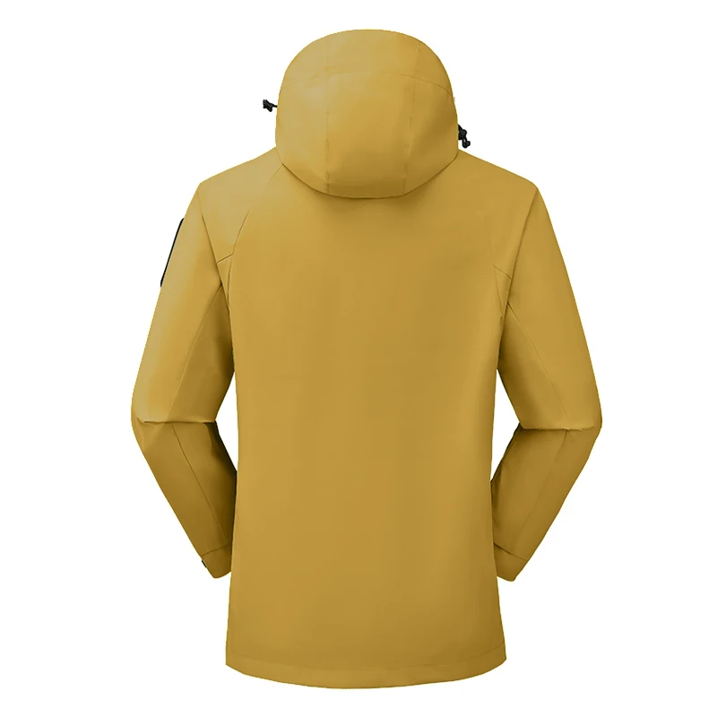 JNLN Women's Men's Waterproof Jacket Climbing Hiking Camping Trekking Windbreaker Unisex Outdoor Windproof Rain Coat Antifouling