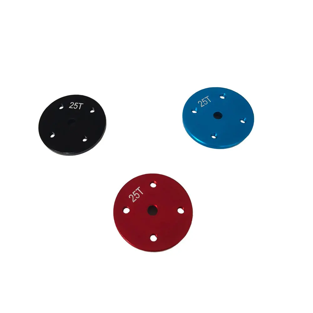 1pc 25T metal servo arm, disc servo arm, RC model car servo accessories, suitable for MG-995 MG996R E9001 futaba servo arm