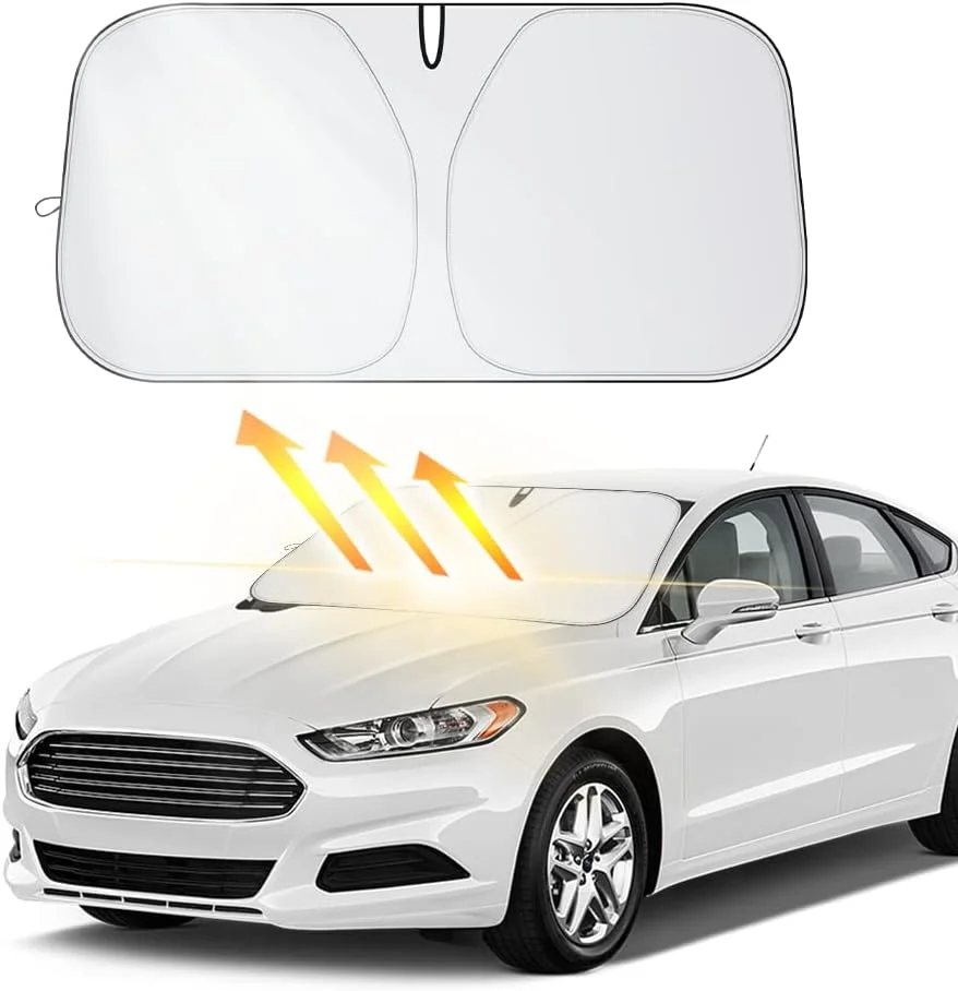 

Car Sunshade Summer Car Sunshade And Sunscreen Cloth Universal Front Glass Sunshade Front Windshie Sunshade Protector Cover
