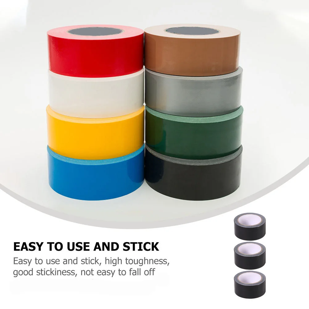 3 لفات شريط لاصق من القماش من جانب واحد مقاوم للماء لخياطة السجاد وختم إصلاح لتقوم بها بنفسك التعبئة والتغليف قناة الاستخدام الصناعي