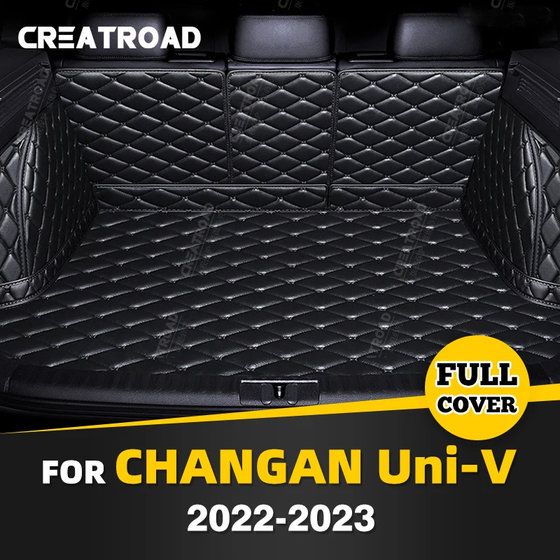 

Автоматический коврик в багажник с полным покрытием для Changan UNI-V 2022 2023, чехол для багажника автомобиля, подкладка для багажника, аксессуары для защиты салона