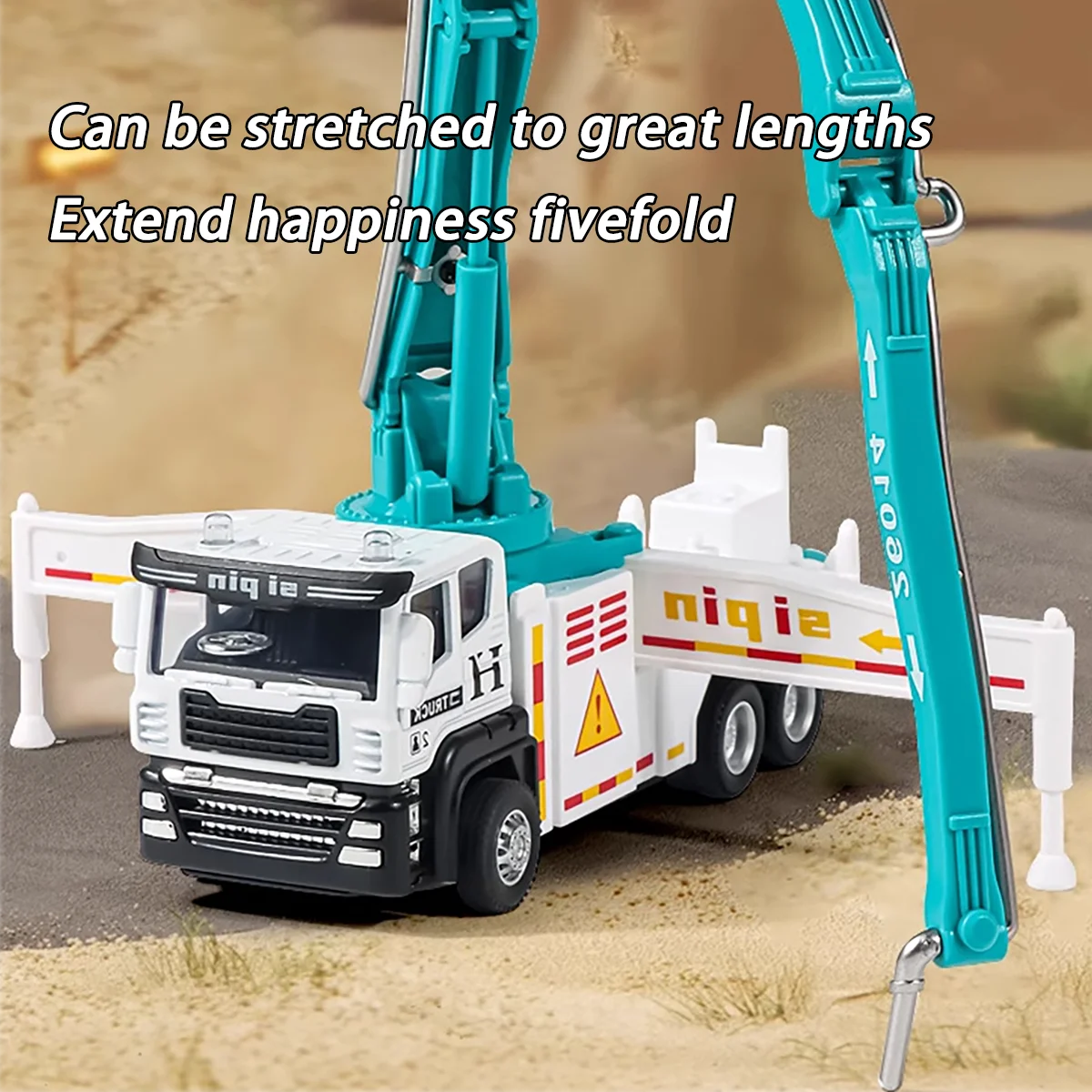 شاحنات خلط الألعاب المصنوعة من السبائك للأطفال، والحفارات، والشاحنات المقلدة، والشاحنات المضخة الطينية للسيارات الهندسية