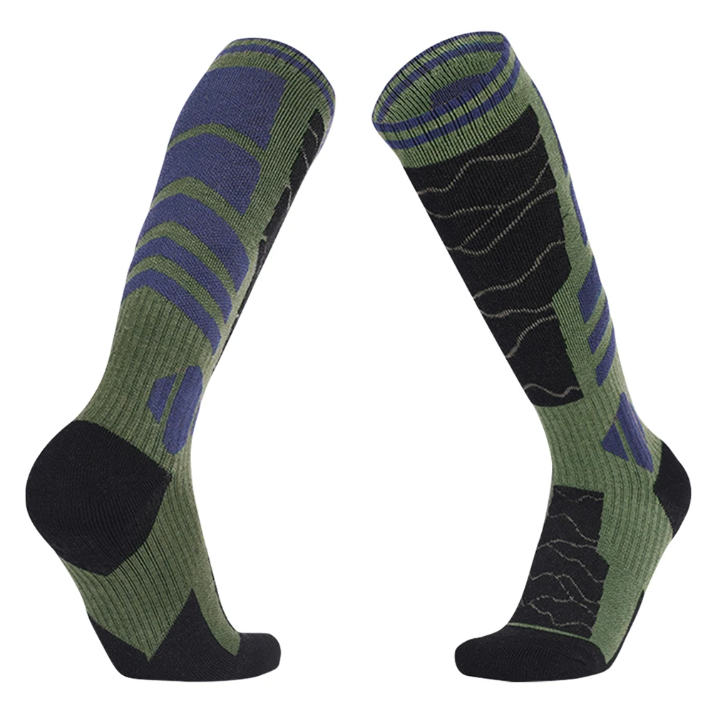 1 paar Merino Wolle Baumwolle Winter Männer Warme Ski Socken Dicker Sport Snowboard Radfahren Fußball Socken Hohe Elastische Thermische Socken – Detail 15