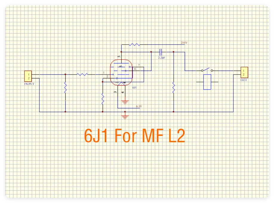 Hochleistungs-Vorverstärker MF-L2 mit Röhrenverstärker 6N3&6J1 (Referenz auf ANK-L2-Schaltung) – Detail 6
