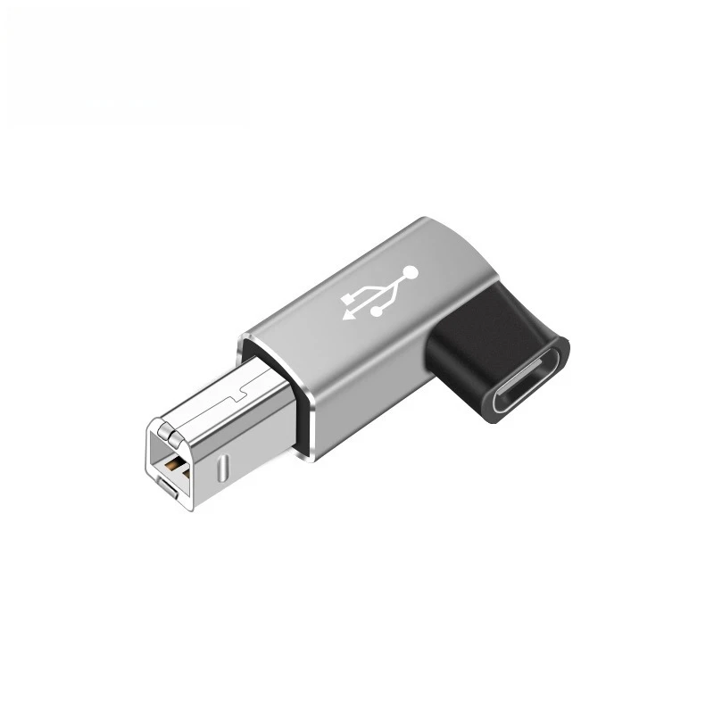 1PCS Type-C Female to USB-B Adapter Musical Instrument Interface for Piano Electronic Drums Printers - USB Cable Not Included