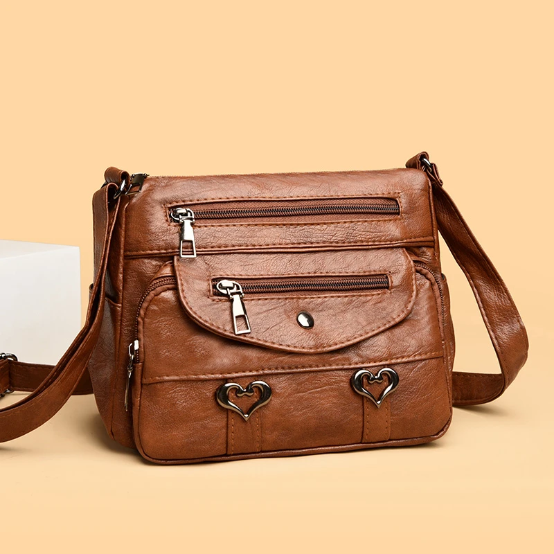 

Простые однотонные модные универсальные квадратные сумки на плечо из искусственной кожи и молнии, высококачественные роскошные сумки подмышками для женщин, новинка 2023 года