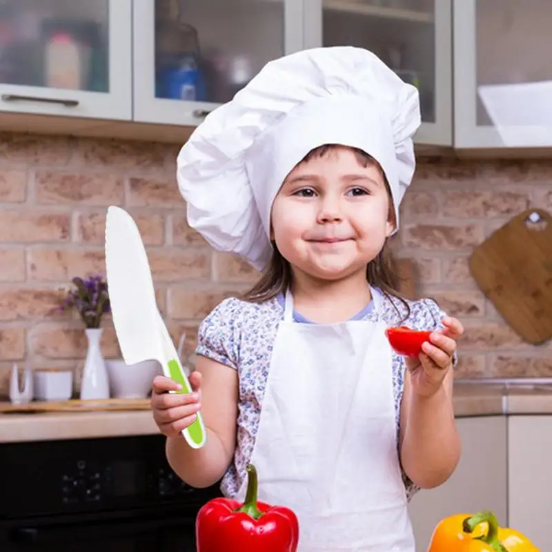 19 Stück Montessori Küchengeräte für Kleinkinder-Kinder Kochs ets sicher für echtes Kochen Kleinkind Crinkle Cutter Kinder Schneide brett