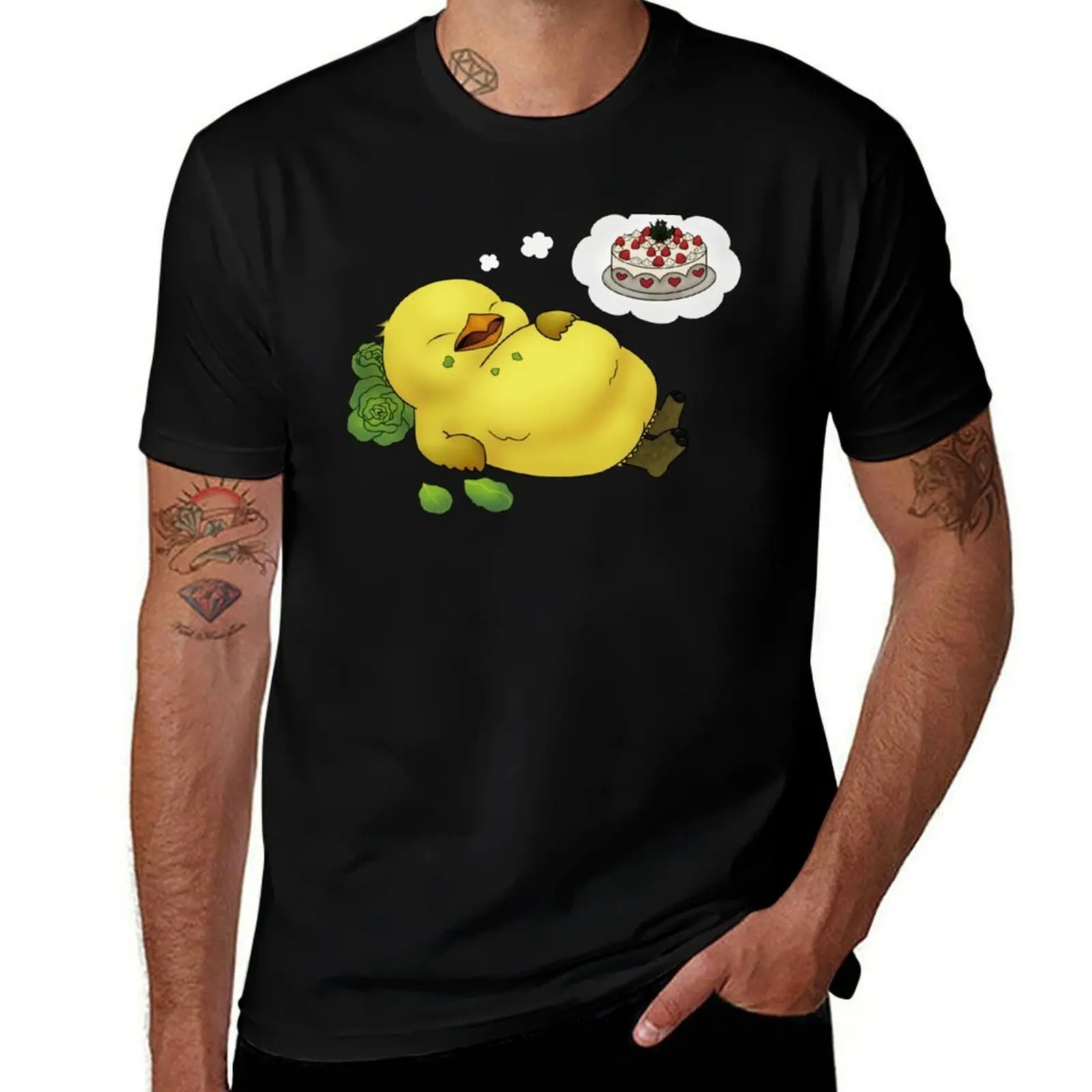 

Tubby Chocobo T-Shirt t shirt man cotton t shirts for man graphic tees T-Shirt