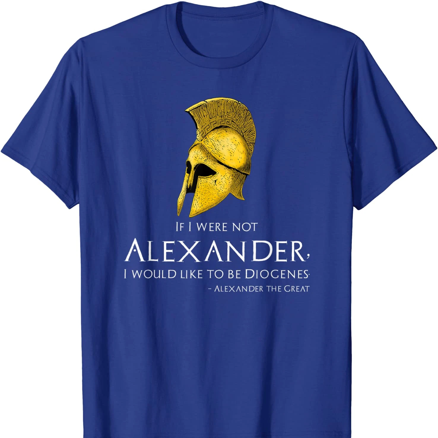 Ancient Classical Greek Alexander The Great To Diogenes T-Shirt. Premium Cotton Short Sleeve O-Neck Mens T Shirt New S-3XL