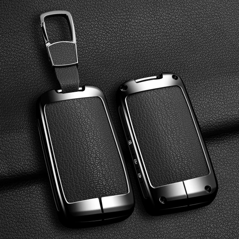 

Car Key Case Cover Shell For Mazda 3 Alexa CX30 CX-30 CX3 CX-3 CX5 CX-5 CX8 CX-8 CX9 CX-9 Zinc Alloy Leather Protector Keychain