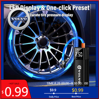 Wheel Center Caps Car Wireless Air Pump Portable Compressor Multiuse Car Bicycle Electric Tire Pressure Inflator For Volvo V60 V