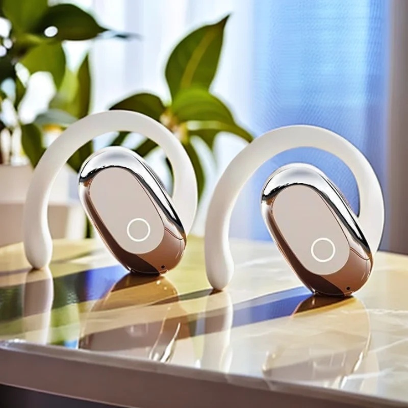 

2025 new fashionable and easy-to-use wireless hanging ear Bluetooth earphones for sports and ultra long battery life