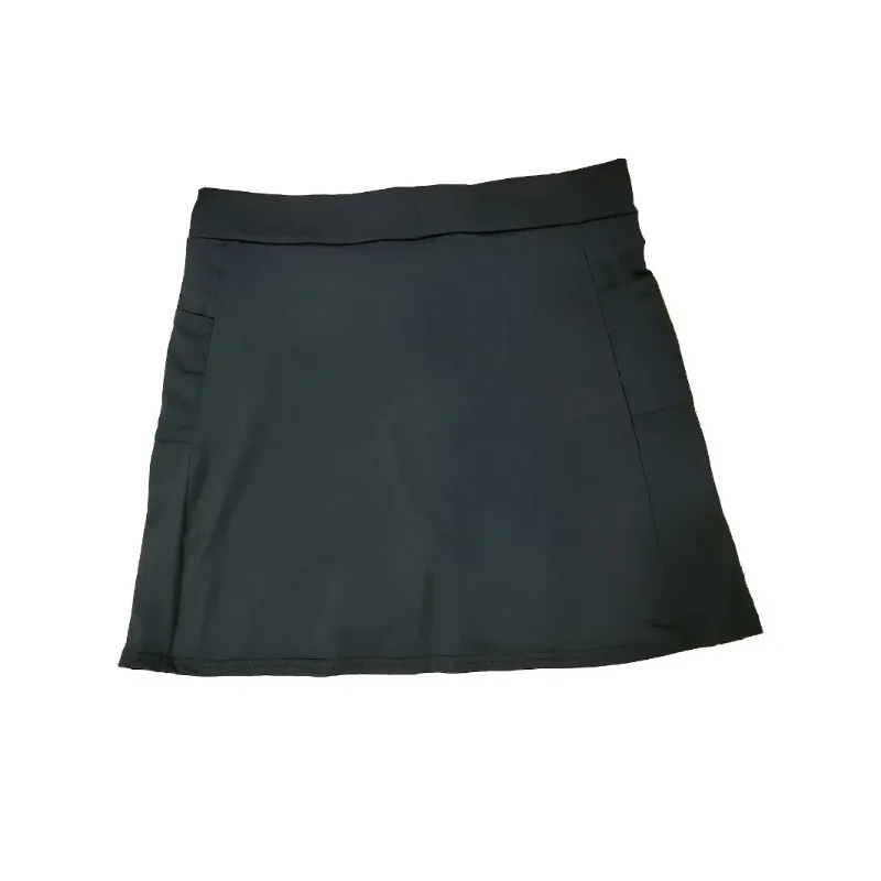 Plus Size 1XL-5XL Women Fashion Skirts Shorts Women\'s Plus Solid Color Medium Stretch Sports Golf Skorts With Pockets