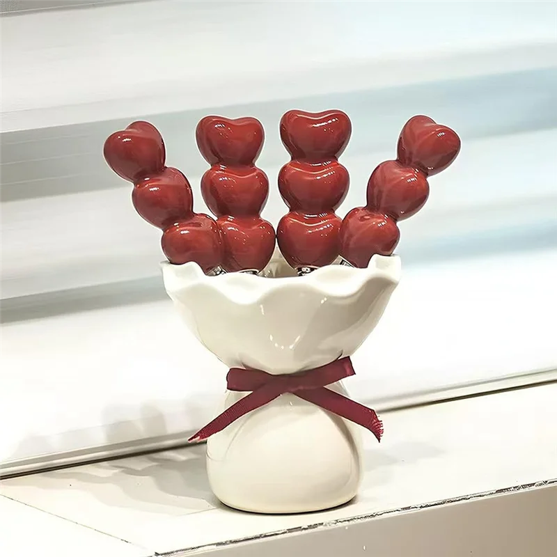 ABDJ-Muchedor de fruta para el hogar, tenedor de postre, estilo moderno para decorar la mesa de comedor para cumpleaños, reuniones familiares