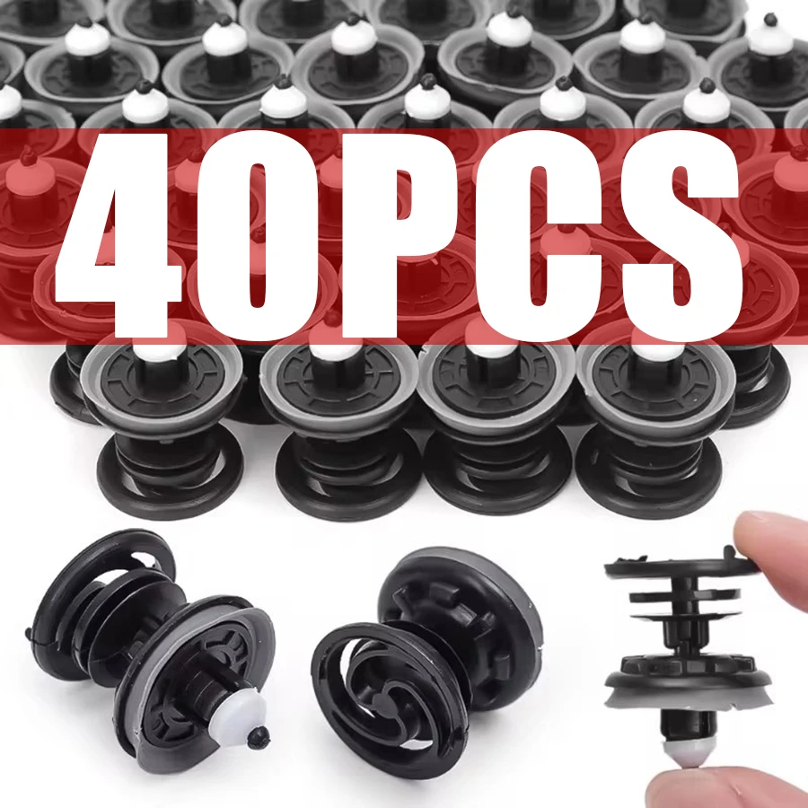 

40pcs Car Interior Door Panel Push Card Clip 7L6868243 For Caddy Touran Tiguan Golf 4 5 6 7 Passat CC Polo Beetle Jetta T5