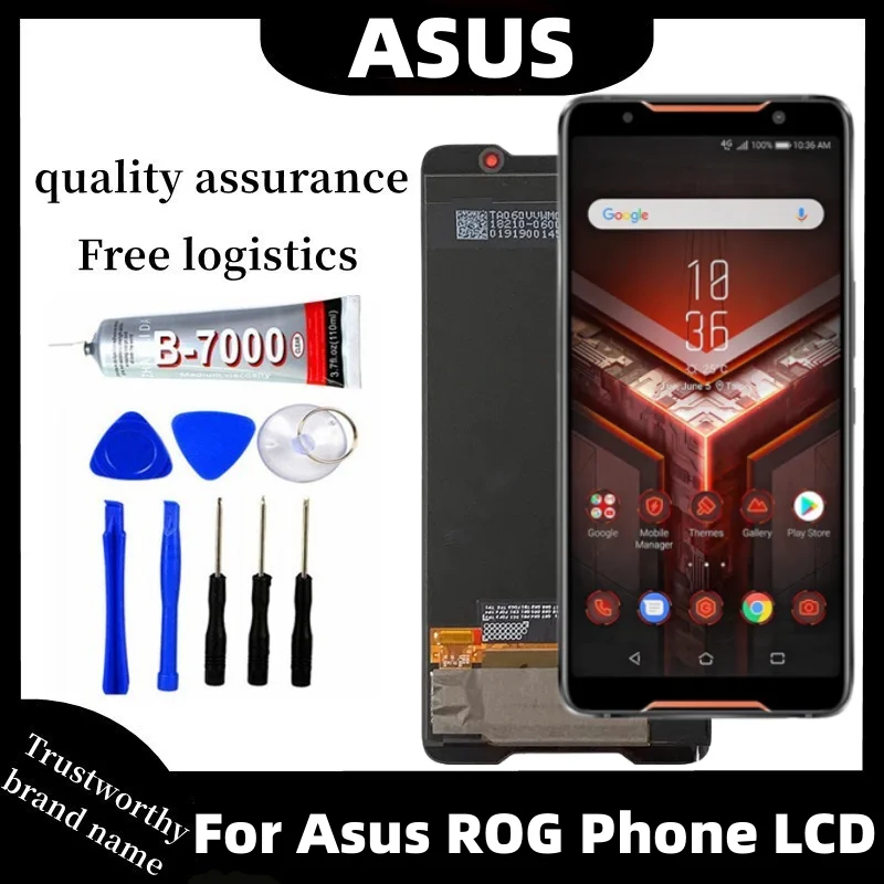 

AMOLED For Asus ROG Phone ZS600KL LCD Display Touch Screen Digitizer Assembly Replacement Spare Parts For Asus ZS600KL Z01QD LCD