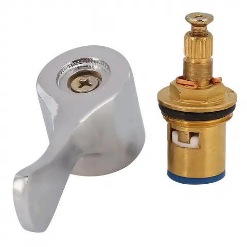 1/4 Turn Use Basin Sink Tap Reviver Faucet Handle Replacement Lever Heads Conversion Kit For Kitchen Faucet Accessories NEW
