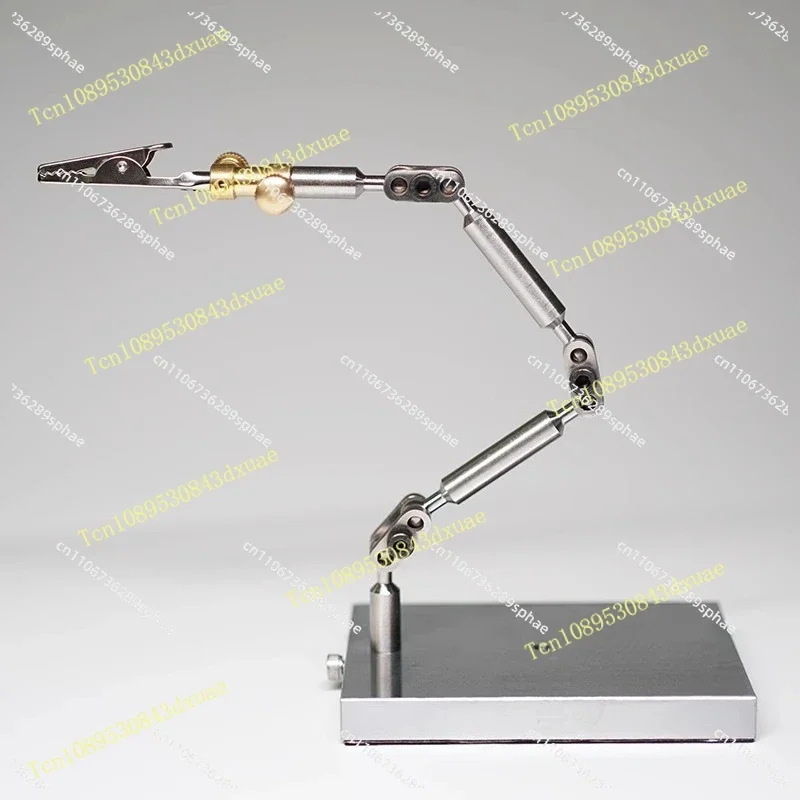 Square seat bracket flexible universal adjustable stainless steel doll holder model props