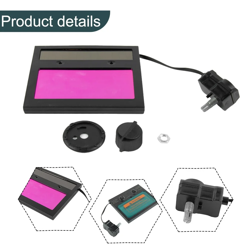 태양광 자동 다크닝 용접 마스크 헬멧 조광 용접기 필터 렌즈 커버, 송진 고글 쉐이드 2 모델 도구, 신제품