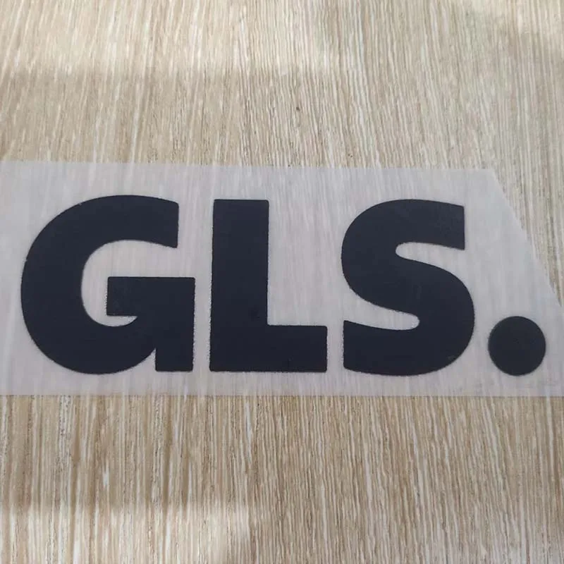 Customize GLS. Sponsor Iron Fooball Patches Black Color Use For Arm Soccer Badges 10cm