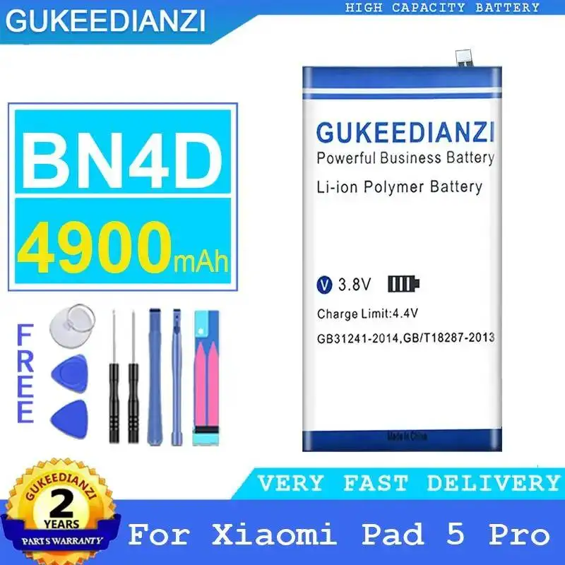 

Аккумулятор BN4D для планшета Xiaomi Pad 5 Pro, 4900 мАч, длительное время работы