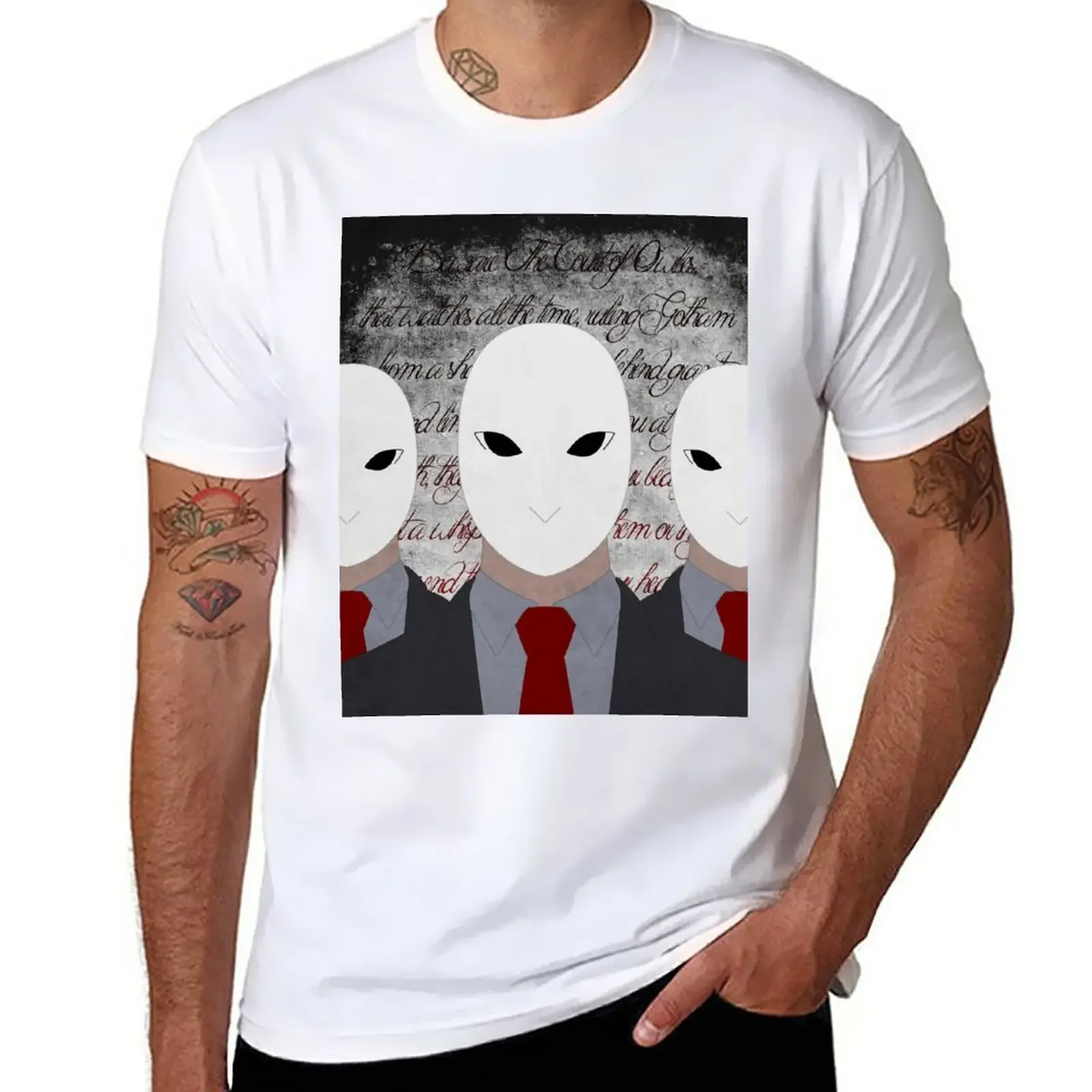 

The Court of Owls T-Shirt graphics Aesthetic clothing mens cotton t shirts