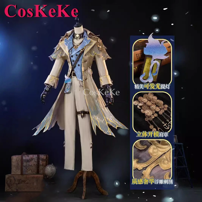 

CosKeKe Naib Subedar/Mercenary Cosplay Game Identity V Costume Cabinet Of Curiosity Skin Uniform Activity Role Play Clothing New