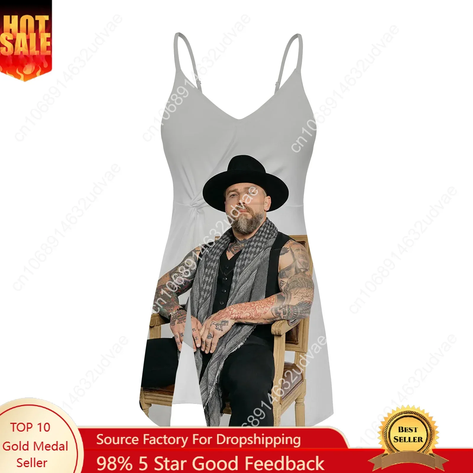 Traje de baño Zac Brown Sling Dress para mujer, trajes de baño personalizados, ropa de baño a la moda, bikini para fiesta en la piscina, ropa de playa hecha a medida