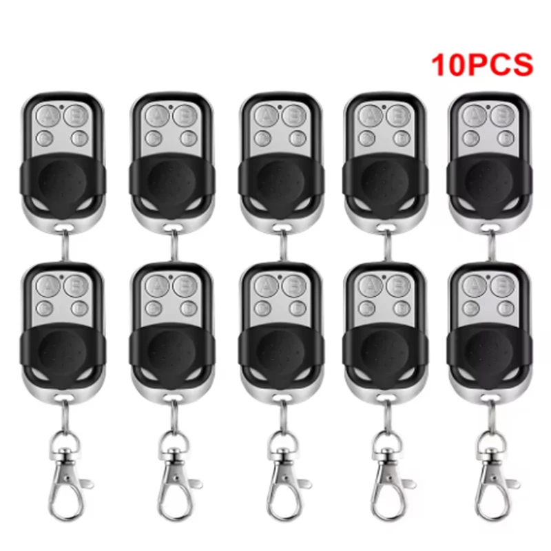 433 МГц беспроводной копирующий пульт дистанционного управления, металлический четырехклавишный гаражный дверь, рольставни, копирующий код, пульт дистанционного управления