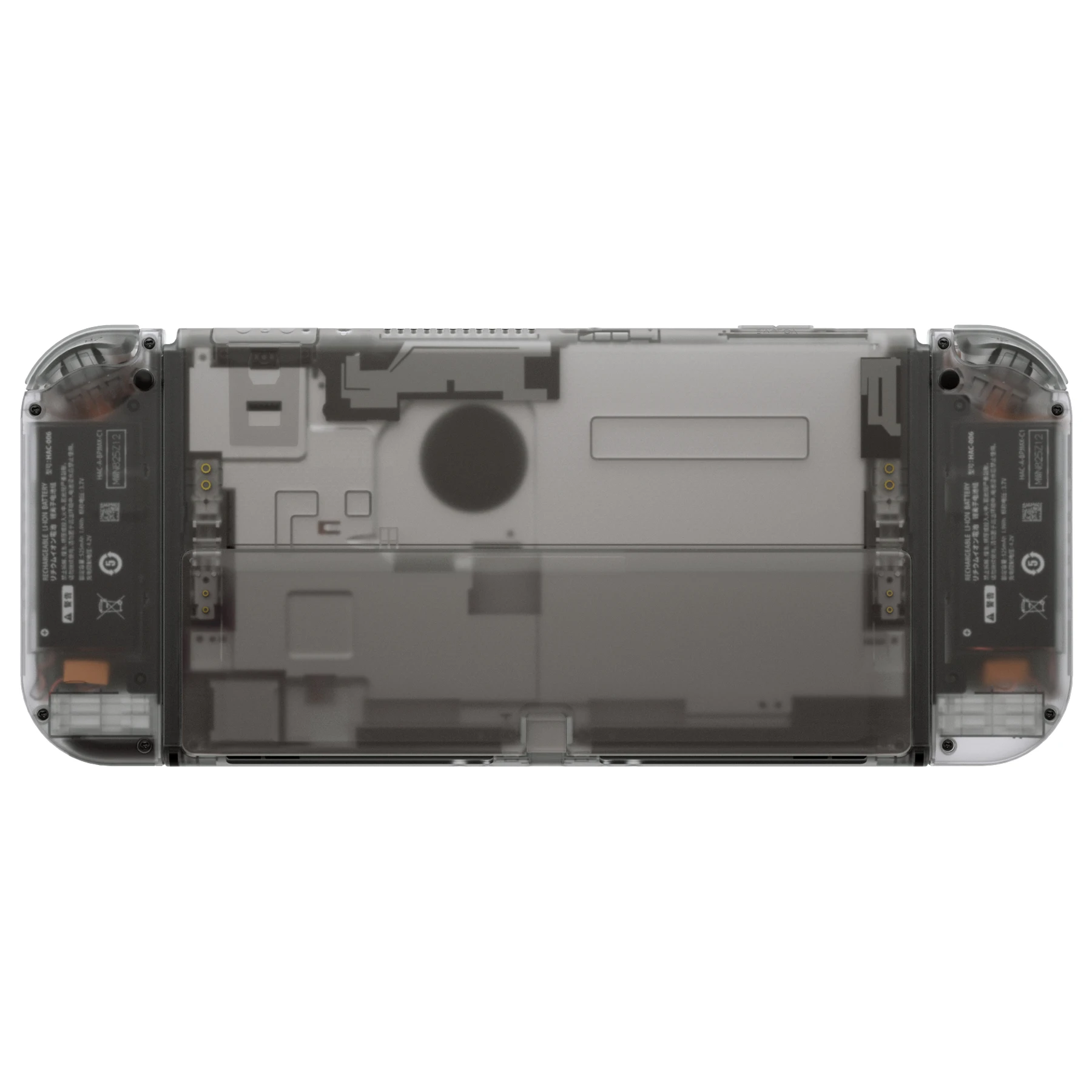 eXtremeRate – coque de remplacement complète pour Nintendo Switch OLED, plaque arrière et béquille, boîtier Joycon avec boutons colorés