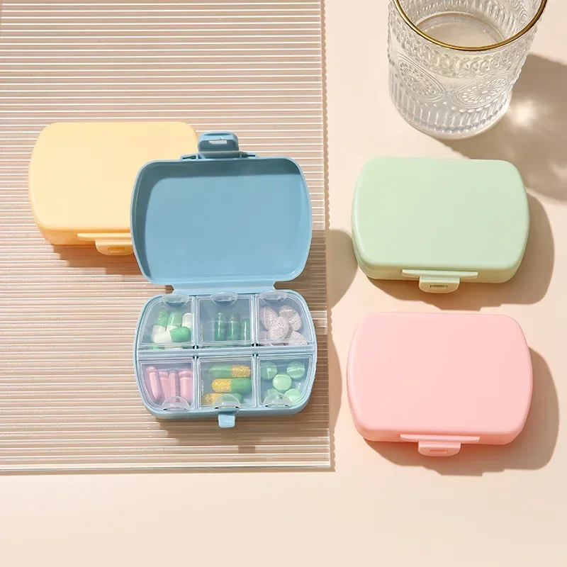 Medicine Storage Pill Cases Organizer Container for Travel Pillboxes with Seal Ring Small Medicine Box Pill Dispenser Container