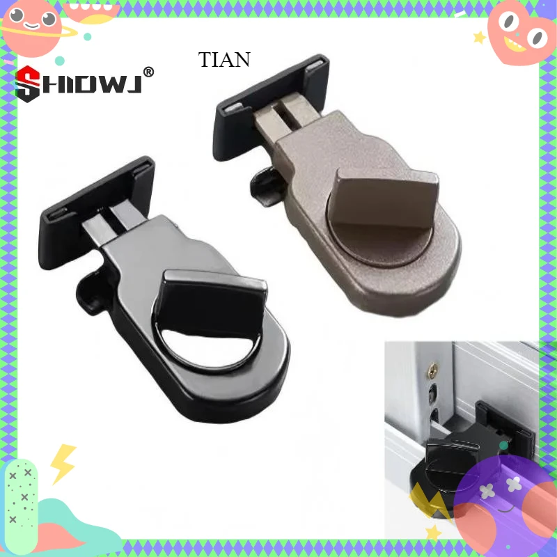 Adjustable Sliding Door Lock 2 Pack Child Safe Window Lock for Toddlers Easy Install for Home Office Balcony