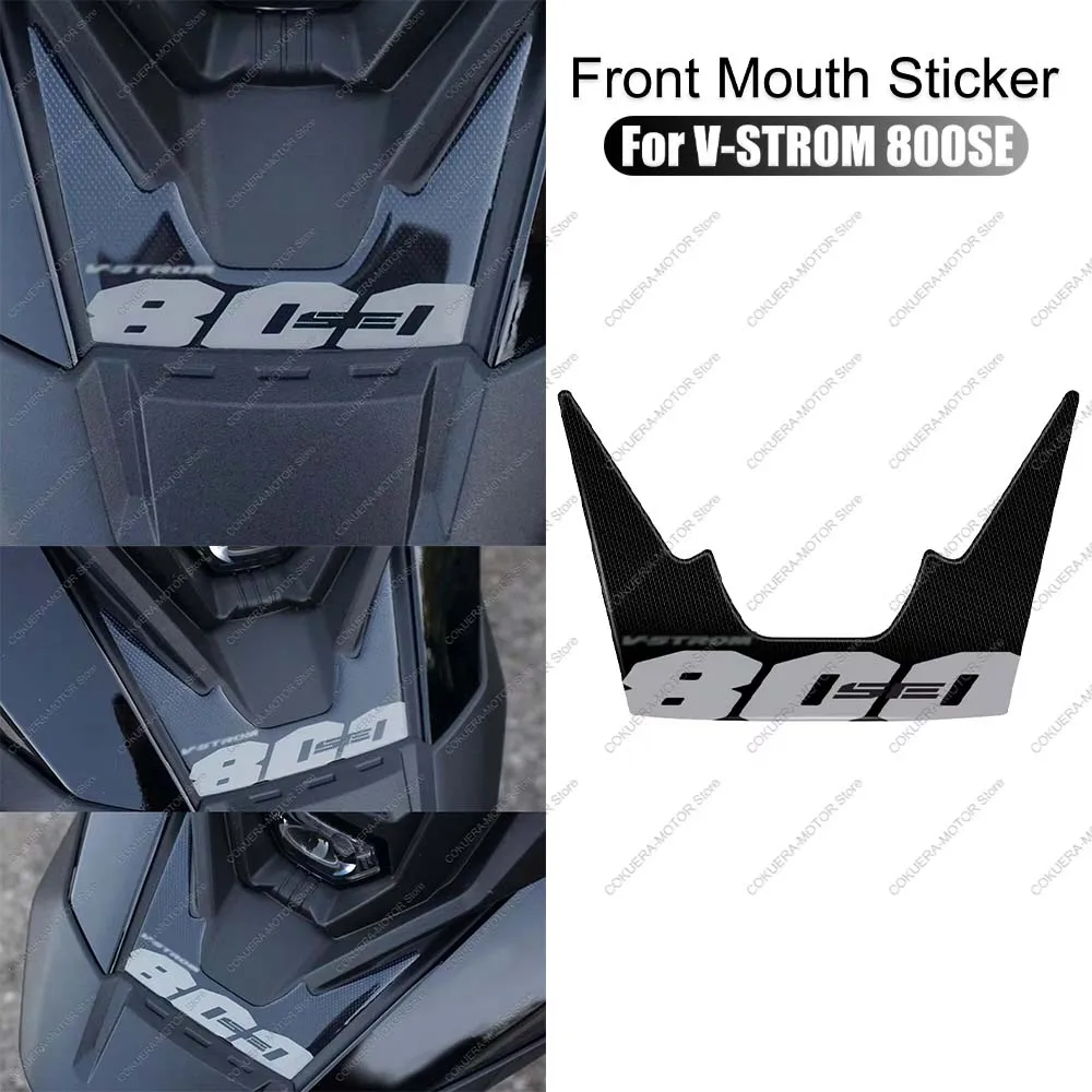 

For V-strom 800 se vstrom 800 se Motorcycle front mouth protection decorative stickers motorcycle accessories 3d stickers