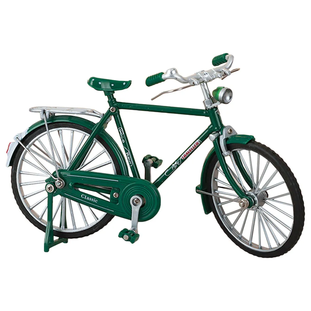 

Vintage Bicycle Decoration Retro Iron Art Small Cycling Simulation Bike Ornament for Home Office Desktop Kid Cognitive