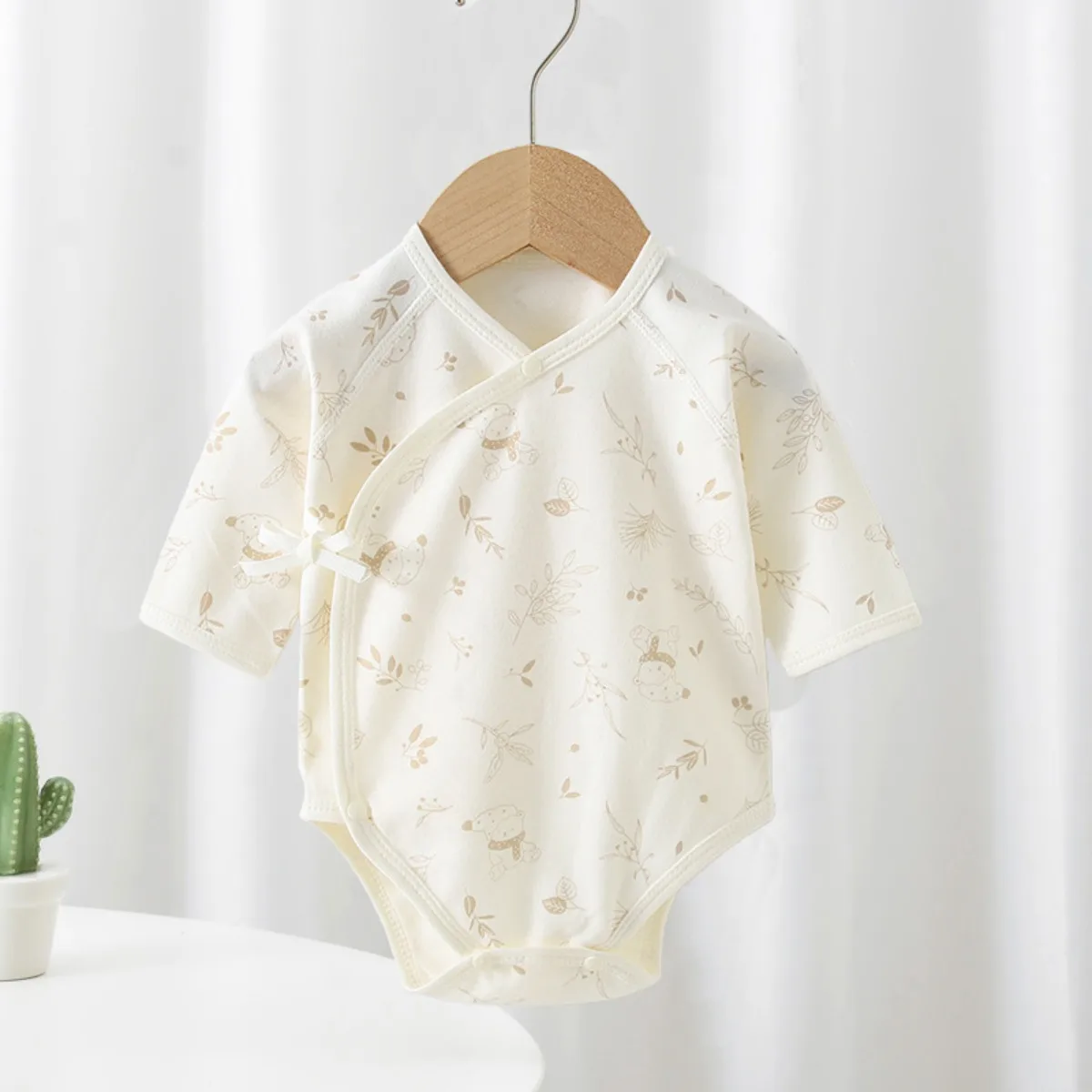 

0-6 Month Baby Boy Girl Spring Autumn Fashion Jumpsuit Infant Printed Pure Cotton Romper Newborn Boneless Casual Babygro Clothes