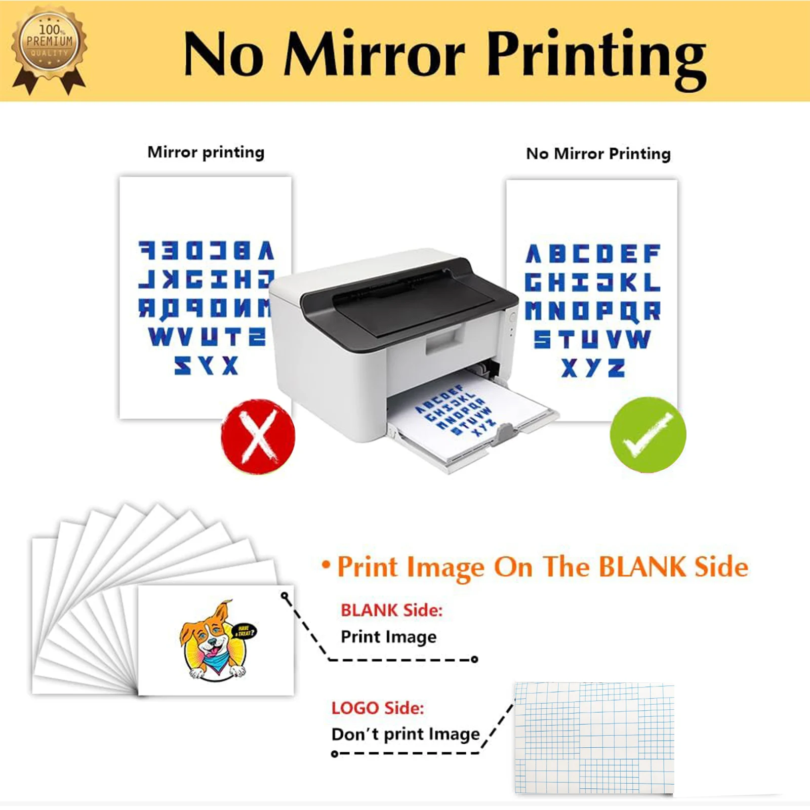 10 Sheets A4 8.3 X 11.7 Inch Iron on Heat Transfer Paper for Dark Fabric T Shirt Transfers Paper for Inkjet Printer