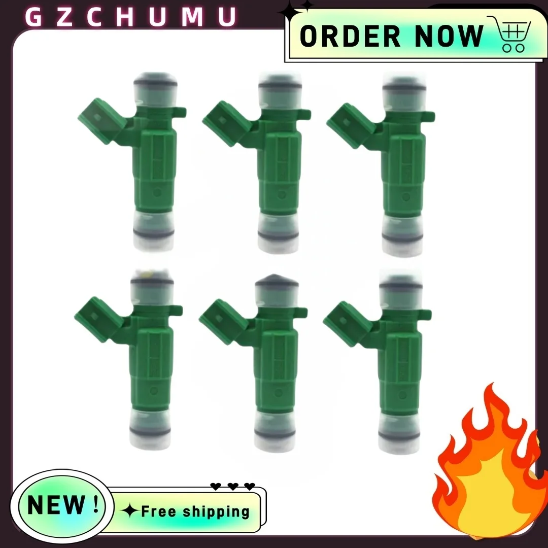 

GZCHUMU High Quality 6 Pcs Fuel Injectors 35310-3C400 For Hyundai Sedona Santa Fe KIA Sorento 3.5L V6