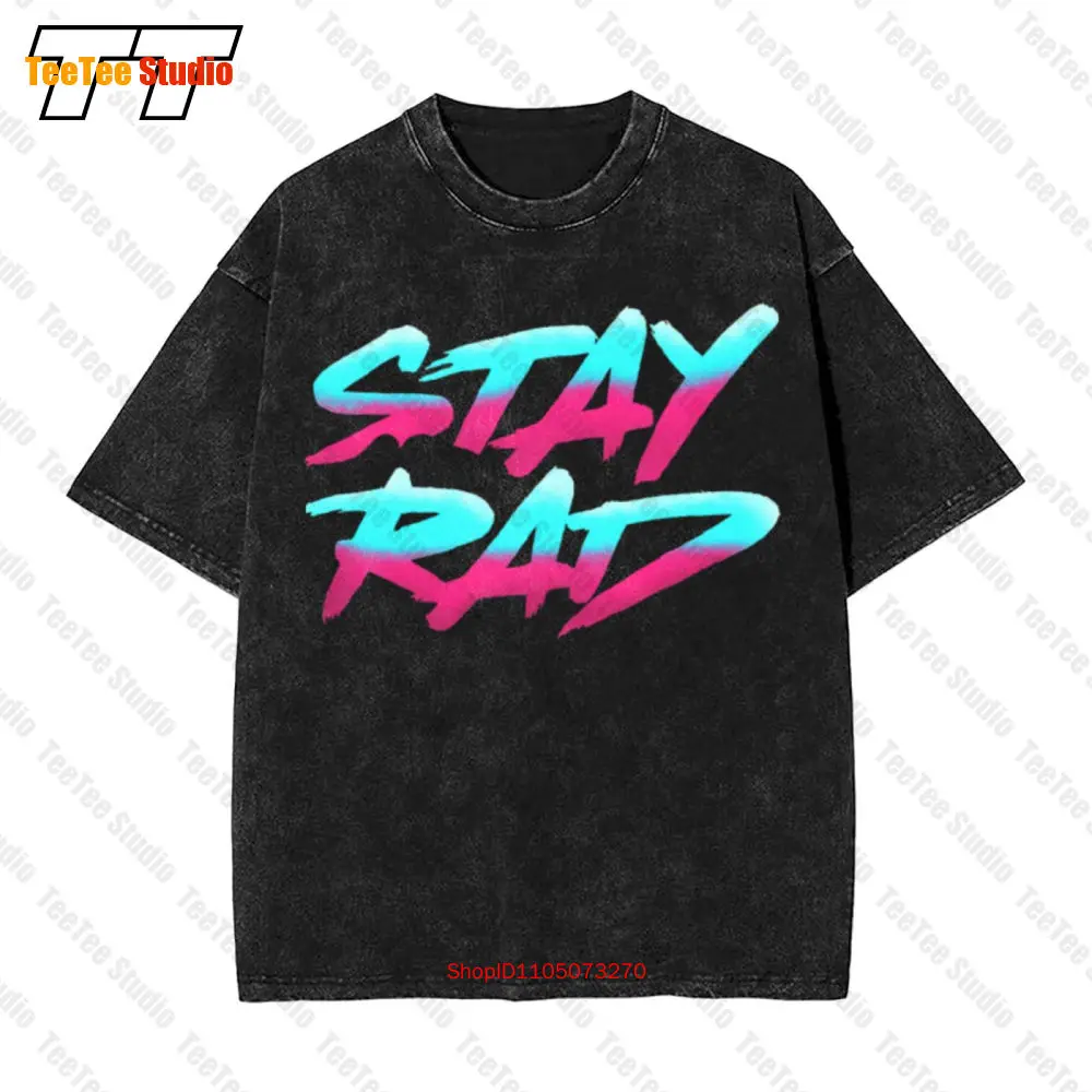 

Винтажная футболка большого размера Stay Rad BABA